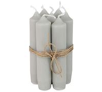IB Laursen - Candela a stelo - grigio - 6 pezzi, senza profumo