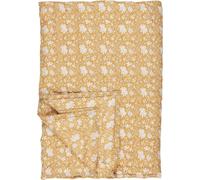 IB Laursen Coperta Annika - Giallo Senape con Fiori Bianchi - 1 pz.