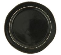 IB Laursen Piatto Da Colazione DUNES Nero ANTIQUE BLACK Ceramica 22 Cm