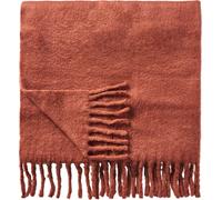 IB Laursen Plaid con Frange - Ruggine