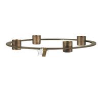 IB Laursen Portacandele ADVENT Rotondo Oro Per 4 Candele 22 cm