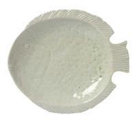 IB Laursen Vassoio OCEAN A Forma Di Pesce Bianco Ceramica 34x30 Cm Piatto