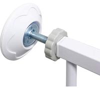 ib style® Accessori per canceletti per scale BERRIN MIKA KAYA AYANA| Tappi di protezione a parete per il top| Set di 2