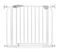 ib style® Berrin XXL cancelletto di sicurezza | ! PASSAGGIO EXTRA LARGO ! | Incl. tappi di protezione a parete + Piastra di base | Senza perforazione | 135-145 cm