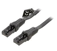 IBABK Patch cord UTP 6 Cu PVC nero 8 m connettore RJ45 su entrambi i lati VEN...