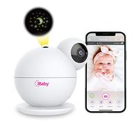 iBaby M8 - Baby monitor intelligente 2K, panoramica a 355°, inclinazione di 110° e conversazione a 2 vie, baby monitor video con avvisi di pianto e movimento, proiettore chiaro di luna, avvisi di