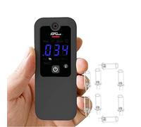 iBACheck Alcolometro Digitale Ricaricabile con Batteria Rimovibile e Basso consumo energetico. Misuratore di Alcol, Test alcolici con 8 bocchini e indicatore LED