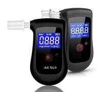 iBACheck Etilometro Portatile. Alco Test Ricaricabile a Basso consumo energetico. Alcool Test Compatto e Facile da Usare Memorizza 20 Risultati del Test per la revisione