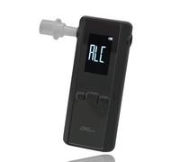 iBACheck Etilometro Portatile con LCD a 3 Colori. Alco Test Ricaricabile a Basso consumo energetico. Alcool Test Compatto e Facile da Usare. 4 unità di Default e 250 Ricordi