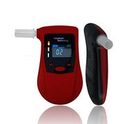 iBACheck Etilometro Portatile con sensore a semiconduttore, Etilometro Digitale Ricaricabile con Funzione prelert, Alco Test con 4 unità di Default E 10 Ricordi (Colore) 12 Bocchini