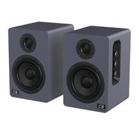 IBALL·BOX Harmony H2 60 W Hi-Fi Desktop Speaker - Woofer in fibra di carbonio e tweeter Silk-Dome, Bluetooth/USB-C/Ottico/AUX (coppia) (Blu ardesia)