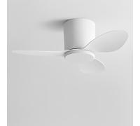 IBalody Ventilatore da soffitto senza luce Piccolo ventilatore da soffitto moderno con telecomando 6 velocità ventilatore da soffitto senza luci per ristorante camera da letto Patio (25 pollici)