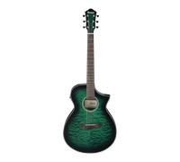 Ibanez AEWC16QA-TEH Transparent Emerald Burst