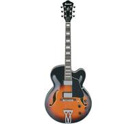 Ibanez AF75BS Chitarra elettrica acustica piena cava, finitura marrone Sunburst