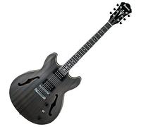Ibanez Artcore AS53-TKF Transparent Black Flat - Chitarra semiacustica