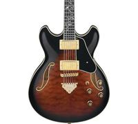 Ibanez Artcore Expressionist AS93QMSP-DB Dark Brown Sunburst - Chitarra semiacustica