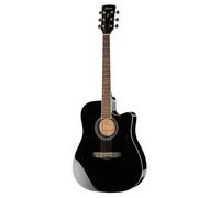 IBANEZ - PF15ECE BLACK HIGH GLOSS - Electro-acoustic guitar