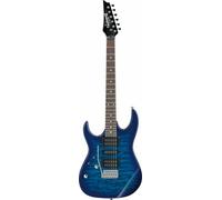 Ibanez chitarra elettrica mancina GRX70QAL-TBB Transparent Blue Burst 4/4