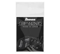Ibanez Flat Pick 6 Pack PPA16XRG-BK - Grip in gomma 1,2 mm Nero