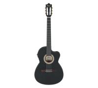 Ibanez GA5MHTCE-WK OPEN PORE WEATHERED BLACK Chitarra Classica Elettrificata