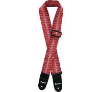 Ibanez GSB50-C6 Braided Strap RED TRACOLLA CINGHIA x chitarra elettrica acustica