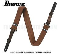 Ibanez GSF50-BR Tracolla per chitarra POWERPAD imbottita regolabile MARRONE