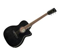 Ibanez PC14MHCE-WK WEATHERED BLACK OPEN PORE Chitarra Elettroacustica Cutaway