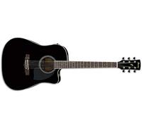 Ibanez PF15ECE-BK BLACK Chitarra Elettroacustica Cutaway, Nero