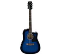 Ibanez PF15ECE-TBS Transparent Blue Sunburst