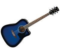 Ibanez PF15ECE-TBS Transparent Blue Sunburst - Chitarra acustica