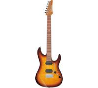 Ibanez AZ24S1F - Chitarra elettrica standard a 6 corde per destrimani con collo in acero arrosto e tastiera in jatoba (violino Sunburst)