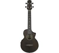 Ibanez Ukulele UEW12E in Black Ice Flat