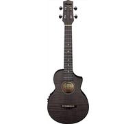 Ibanez Ukulele UEW12E in Black Ice Flat