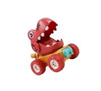 ibasenice 1 Pezzo Giocattoli scooter di dinosauro spingi e vai giocattolo giocattoli per veicoli di dinosauri veicolo a retromarcia giocattolo per auto dinosauro plastica Colore Casuale