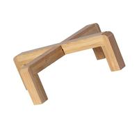 ibasenice 1 Pezzo Vasi per Piante succulente cremagliera Supporto per fioriera Porta Fiori da Giardinaggio Vaso di Fiori Piastre Porta del Fiore rastrello di Fiori di Legno Cachi
