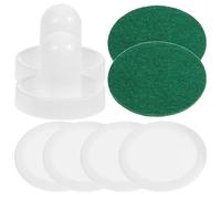 ibasenice 1 Set Accessori per Hockey su Tavolo Pusher Bianchi Palle Tavolo Sostituzione per Partite Competitive e Serate tra