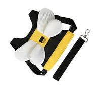 ibasenice 1 Set Cintura Anti-smarrimento Rimovibile Zaino Per Orlare Ballo Studentesco Guinzaglio Dello Zaino Girello Puleggia Numero Stand Cricchetto Yellow Plastica