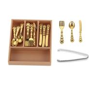 ibasenice 1 set Collezione Completa Cucchiaio e con Utensili per Scene