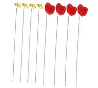 ibasenice 1 Set Decorazione di api simulata per piante da esterno decorativi da giardino piccolo all'aperto posta in gioco adornare picchetti per decorazioni palo del giardino resina