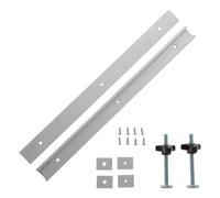 ibasenice 1 set di binari a T e kit di dadi scorrevoli, binario in | Binari di estrusione a doppio taglio con pomelli di serraggio, viti, cursori M8/M6, banco da lavoro, circolare, banco fresa e