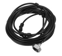 ibasenice 1 Set di nebulizzazione del Patio per Il appannatura di Fuori Rinfrescante spruzzatore di Nebbia Signor Tifoso coop Kit Ventola nebulizzante PVC Black