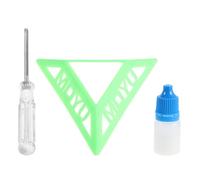 ibasenice 1 set di strumenti per la riparazione del cubo di velocità: strumenti per la regolazione del cubo puzzle - piccola chiave di regolazione, base e lubrificante per una rotazione - kit di