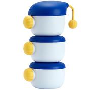 ibasenice 1 Set Distributore Di Formula All'aperto Pro Creatore Tazza Pop Piroscafo Alimentatore Cibo Spuntino Bevanda Macchina Shaker Bottiglia Miscelatore Coperchio Blue Pp