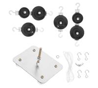 ibasenice 1 Set Kit Esperimenti Puleggia per Insegnamento Della Strumenti Educativi per Scuole e Laboratori Facile da Usare e Portatile Sviluppa Abilità Pratiche e Analitiche per Studenti