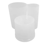 ibasenice 1 Set pluviometro Strumento misurazione neve Misura della pioggia misuratore di pioggia tubo di misurazione in plastica Forniture da giardino pluviometri AbS bianca Riutilizzabile