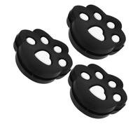 ibasenice 1 Set Smorzatori Antivibrazione per Silicone Assorbitori Forma Nera Facili Applicare E Resistenti per 3