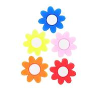 ibasenice 1 Set Smorzatori Silicone Per Racchette Tennis Forma Ammortizzatori Antivibrazione Per Allenamento Accessori Per Giocatori Tennis Blu Giallo Rosa Rosso 5