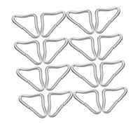 ibasenice 1 Set Triangolari Sostituibili Per Fibbia Resistente Per Rete Accessori Ricambio Per Trampolini Outdoor Connettori Durevoli Per Tensionare Tappetino Elasticizzato 25