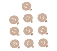 ibasenice 10 pezzi Base Spilla Te in Supporto per Gioielli Pettorali con Blocco Sicuro Accessori Bigiotteria per Creazione Artigianale di Spille da Indossare su Cappotti e Maglioni