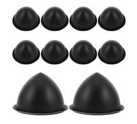 ibasenice 10 Pezzi Cappucci Antipolvere a Forma di Proiettile in Pp per Subwoofer e Bobine Vocali, Protezione da Polvere e Riduzione della Distorsione per Riparazioni Audio